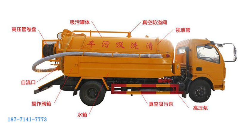 小多利卡清洗吸污車參數(shù)