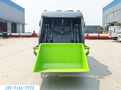 福田小卡藍(lán)牌壓縮式垃圾車(5方)圖4