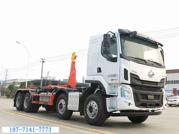 柳汽前四后八勾臂垃圾車(26-30噸)圖1
