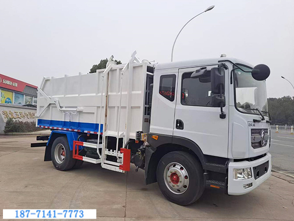 東風(fēng)D9側(cè)掛桶垃圾車(12方)圖1
